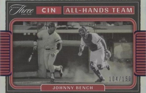 2022 Panini Three and Two - Johnny Bench #AHT-14