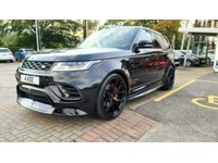 2019 Land Rover Range Rover Sport 5.0 SVR-X 5d 567 BHP 8SP AUTO 4WD ONYX CONCEPT