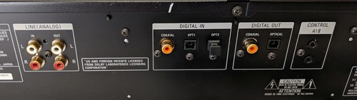 Sony MDS-JA555ES Black MiniDisc MD Player Recorder Deck + RM-D33M Remote