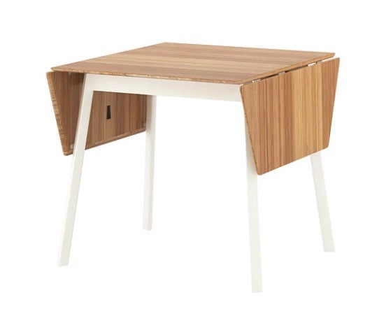 Ikea Ps 2012 Drop Leaf Table Bamboo White 140 New In Totton