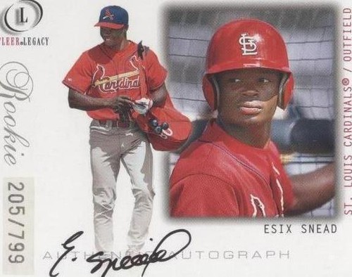 2001 Fleer Legacy - Esix Snead #95