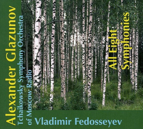 All Eight Symphonies by Glazunov / Tchaikovsky Sym Orch
