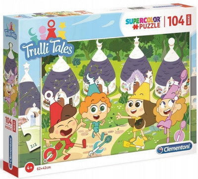 Puzzle maxi 104 elementy. Super Kolor. Trulli Tales