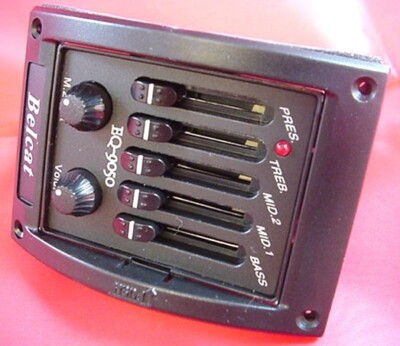 5 BAND EQUALIZER PRE-AMP and PICKUP FOR GUITAR EQ 9050