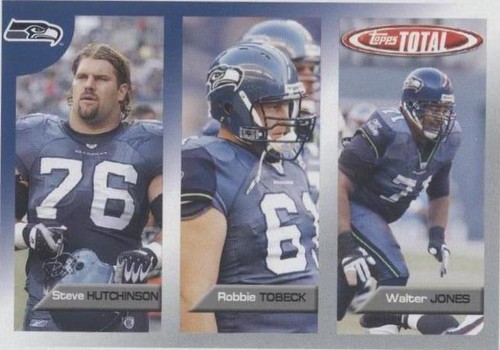 2005 Topps Total Robbie Tobeck Steve Hutchinson Walter Jones #394