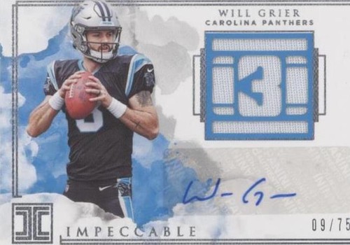 2019 Panini Impeccable Will Grier #RN10
