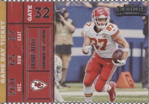 2022 Panini Contenders Travis Kelce #GDT-TKE