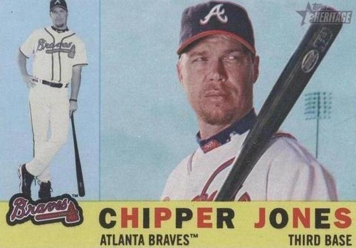 2009 Topps Heritage - Chipper Jones #420