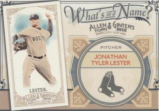 2012 Topps Allen & Ginter's - Jon Lester #WIN70