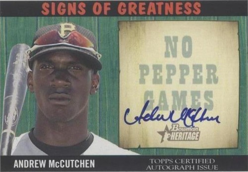 2005 Bowman Heritage - Andrew McCutchen #SG-AM
