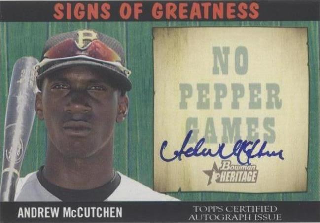 Bowman Heritage 2005 - Andrew McCutchen #SG-AM