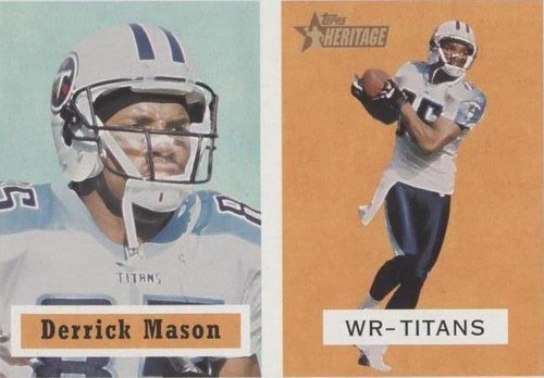 2002 Topps Heritage Derrick Mason #90