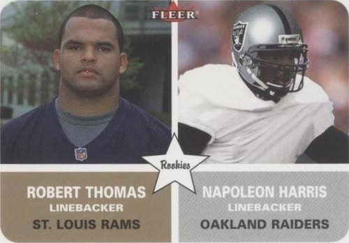 2002 Fleer Tradition Napoleon Harris Robert Thomas #292