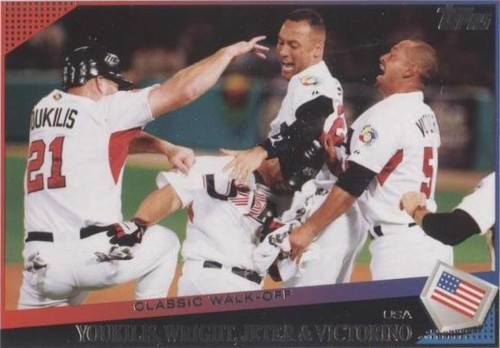 2009 Topps Updates & Highlights - David Wright Derek Jeter Kevin Youkilis #UH122