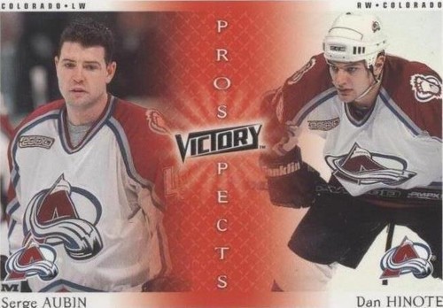 2000-01 Upper Deck Victory - Dan Hinote Serge Aubin #261