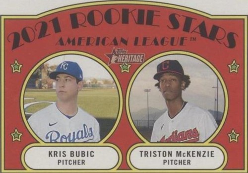 2021 Topps Heritage - Kris Bubic Triston McKenzie #375