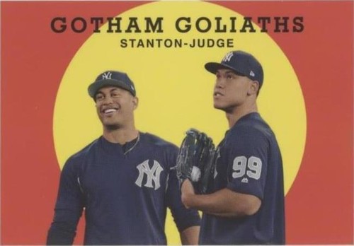 2018 Topps Archives - Aaron Judge Giancarlo Stanton #304
