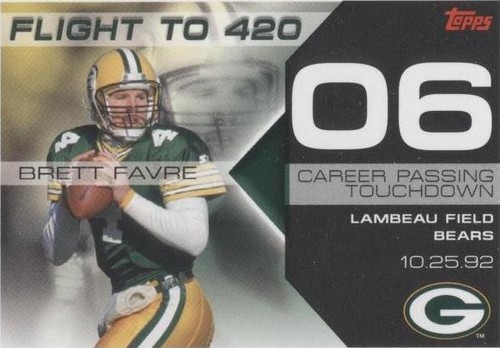 2007 Topps Brett Favre #BF-6