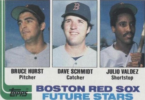 1982 Topps - Bruce Hurst Dave Schmidt Julio Valdez #381