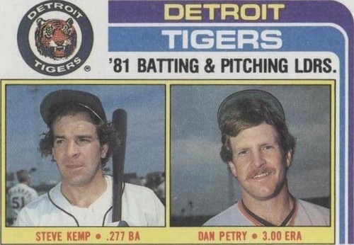 1982 Topps - Dan Petry Steve Kemp #666