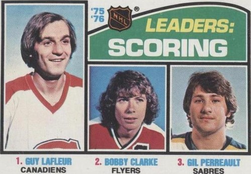 1976-77 Topps - Bobby Clarke Gilbert Perreault Guy Lafleur #3