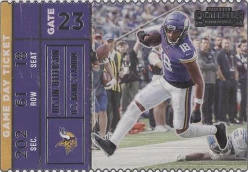 2022 Panini Contenders Justin Jefferson #GDT-JJE