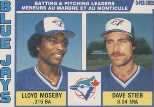 1984 O-Pee-Chee - Dave Stieb Lloyd Moseby #289
