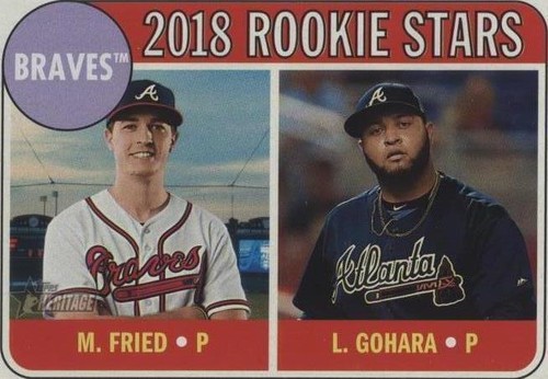 2018 Topps Heritage - Luiz Gohara Max Fried #81