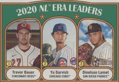 2021 Topps Heritage - Dinelson Lamet Trevor Bauer Yu Darvish #91