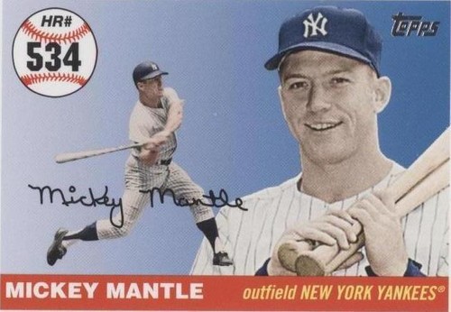 2008 Topps Mickey Mantle Home Run History #MHR534 Yankees | eBay