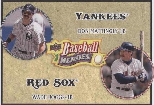 2008 Upper Deck Baseball Heroes - Don Mattingly Wade Boggs #176