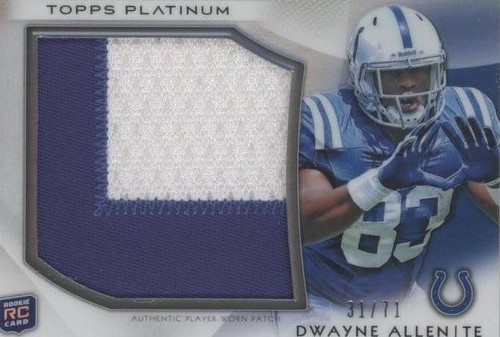 2012 Topps Platinum Dwayne Allen #PRP-DA