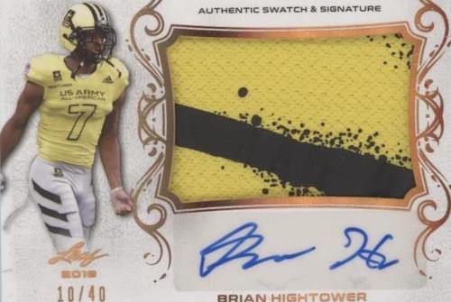 2018 Leaf Metal U.S. Army All-American Bowl Brian Hightower #PA-BH1
