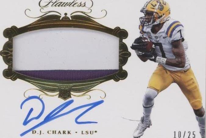 2018 Panini Flawless Collegiate DJ Chark #RPA DJC