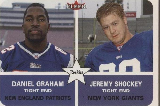 2002 Fleer Tradition Daniel Graham Jeremy Shockey #278