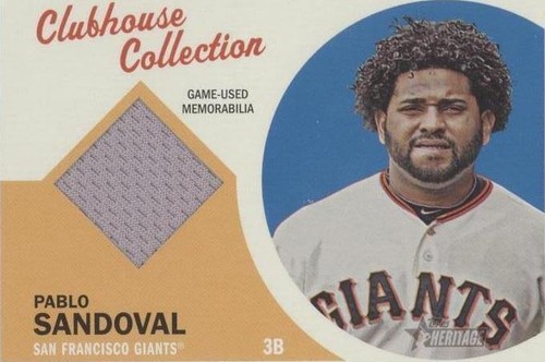 2012 Topps Heritage - Pablo Sandoval #CCR-PS