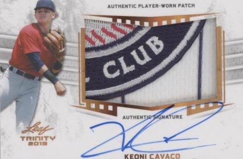 2019 Leaf Trinity - Keoni Cavaco #PA-KC1