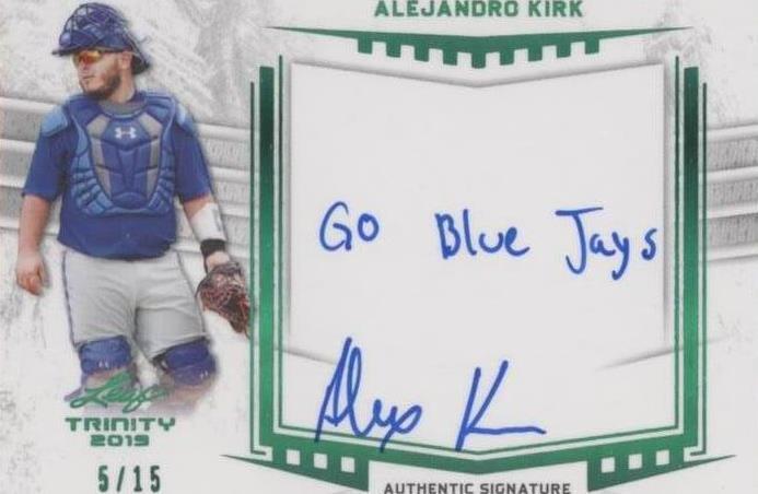 Alejandro Kirk Trading Cards for sale | eBay