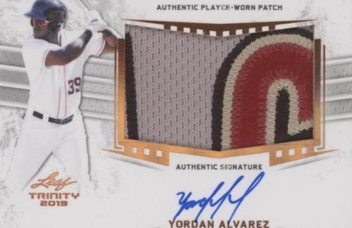2019 Leaf Trinity - Yordan Alvarez #PA-YA1