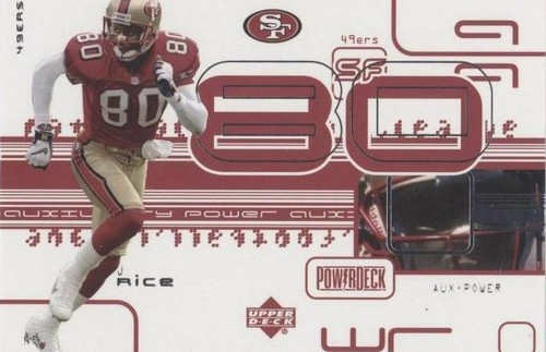 1999 Upper Deck Powerdeck Jerry Rice #AUX-12