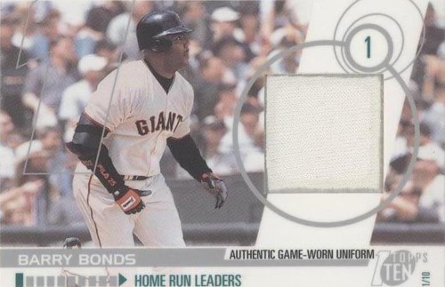 2002 Topps Ten - Barry Bonds #TTR-BB