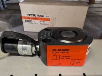 SPX Power Team RLS200 20 Ton Hydraulic 7/16'' Low Profile Spring Return Cylinder