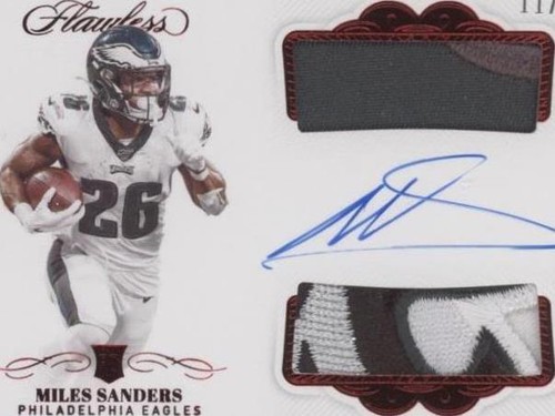 2019 Panini Flawless Miles Sanders #DPA-MS