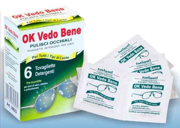 6 Salviette Umidificate Per Pulizia Pulisci Occhiali Tovagliette Detergenti dfh