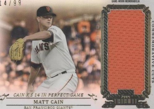 2013 Topps Tribute - Matt Cain #CC-MC
