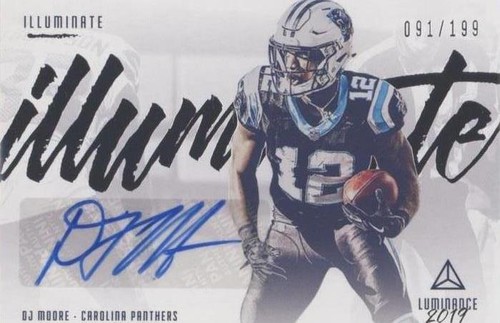 2019 Panini Luminance D.J. Moore #ILL-DM