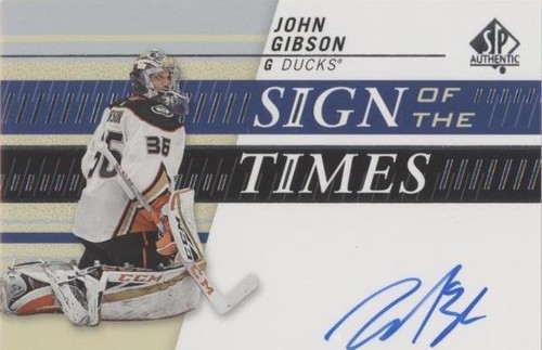 2019-20 SP Authentic - John Gibson #SOTT-JG
