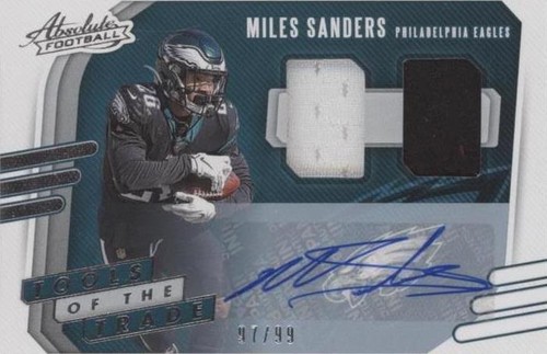 2020 Panini Absolute Miles Sanders #TTD-13