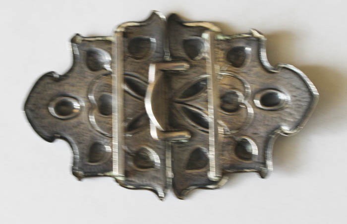 Jewelry & Watches Antique English Art Nouveau 1907 Sterling Silver Enamel Sash Buckle