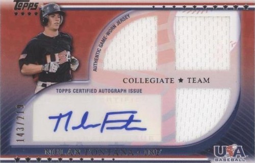 2010 Topps USA Baseball Team - Nolan Fontana #USAAR-NF